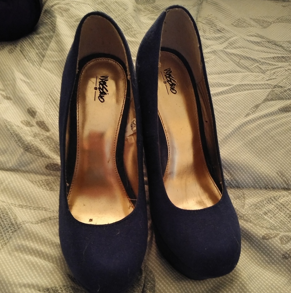 Wassimo Blue  High Heels